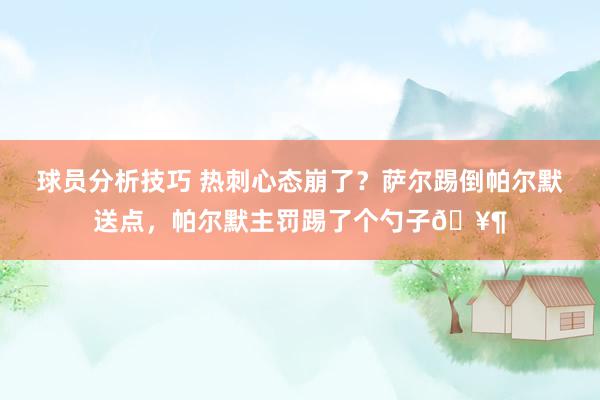 球员分析技巧 热刺心态崩了？萨尔踢倒帕尔默送点，帕尔默主罚踢了个勺子🥶